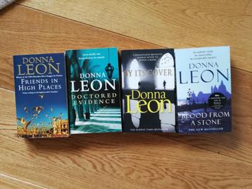 Donna LEON - 4 livres (1) - thriller - anglais - egal. sep.