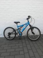 Blauwe fiets - jongens, Fietsen en Brommers, Fietsen | Jongens, Ophalen, Zo goed als nieuw
