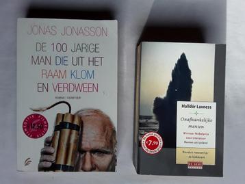 Jonas Jonasson + Halldor de Laxness 2 livres