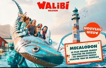 2 tickets Walibi Belgium  beschikbaar voor biedingen