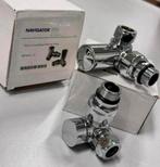 Handdoekrek Radiatorkleppen 15mm radiator klep hoek 4X SET, Ophalen of Verzenden, Nieuw