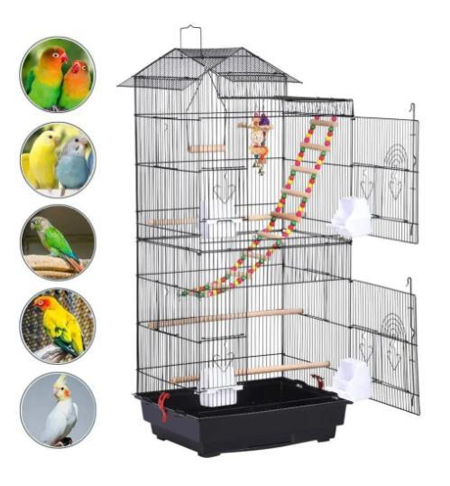 Cage à oiseaux HEFFA - 80, Animaux & Accessoires, Oiseaux | Cages & Volières, Neuf, Cage à oiseaux, Métal, Enlèvement
