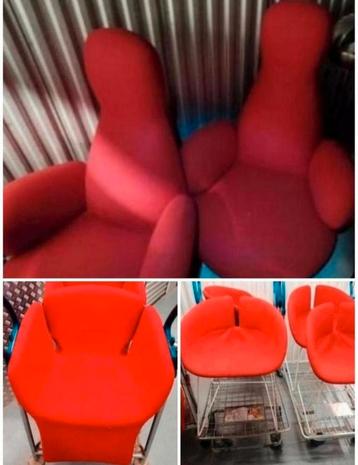 🥳8 FAUTEUILS DESIGN = PATRICIA URQUIOLA & STEFAN BORSELIUS beschikbaar voor biedingen