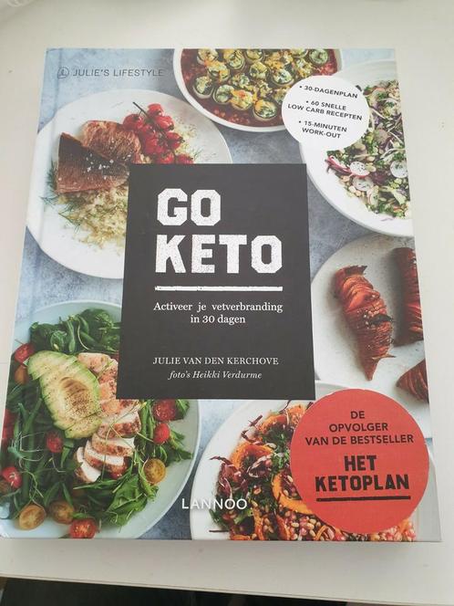 Julie Van den Kerchove - Go Keto.  GESIGNEERD MET OPDRACHT, Boeken, Kookboeken, Zo goed als nieuw, Frankrijk, Ophalen of Verzenden