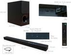Soundbar van Sony, Audio, Tv en Foto, Soundbars, Ophalen of Verzenden, Met externe subwoofer, Zo goed als nieuw