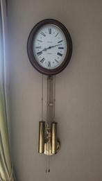Wandklok met gewicht en pendule, Huis en Inrichting, Ophalen, Zo goed als nieuw, Wandklok