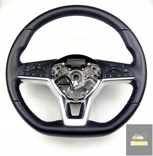 NISSAN LEAF II stuur zwart leder blauw draad multifunctionee, Auto-onderdelen, Overige Auto-onderdelen, Nissan, Gebruikt