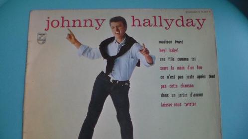 Johnny Hallyday, Cd's en Dvd's, Vinyl | Rock, Gebruikt, Rock-'n-Roll, 10 inch, Ophalen of Verzenden
