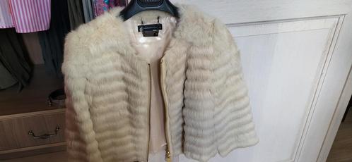 Echt bont jasje, Kleding | Dames, Jasjes, Kostuums en Pakken, Zo goed als nieuw, Jasje, Maat 36 (S), Beige, Ophalen of Verzenden