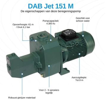 DAB Jet 151 M Beregeningspomp  beschikbaar voor biedingen