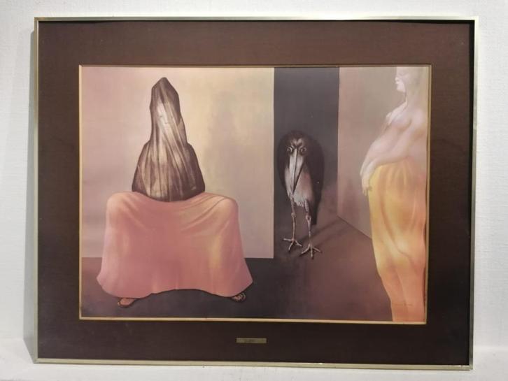Leonor Fini (1907–1996) – Gesigneerde kleurenlithografie, Antiek en Kunst, Kunst | Litho's en Zeefdrukken, Ophalen of Verzenden