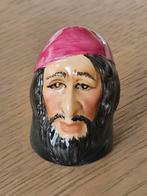 Vingerhoedje Francesca Staffordshire hoofd, Fagin, Verzamelen, Vingerhoedjes, Verzenden, Zo goed als nieuw