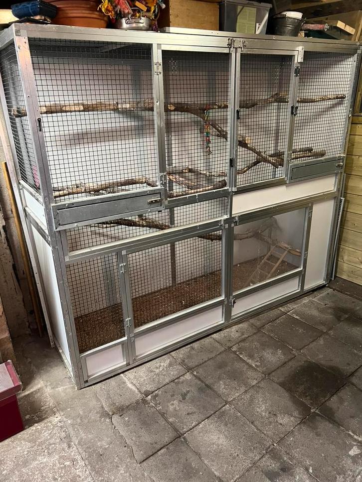 Voilere of grote kooi, Animaux & Accessoires, Oiseaux | Cages & Volières, Comme neuf, Enlèvement