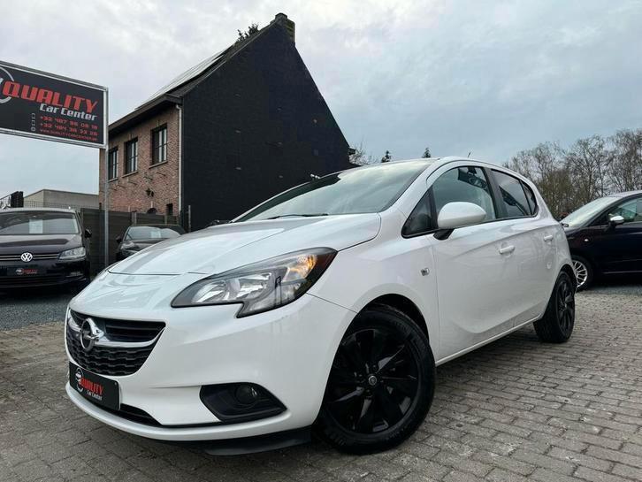 Opel Corsa BLACK EDITION 10/2018 110dkm benzine navi pdc, Auto's, Opel, Bedrijf, Te koop, Corsa, ABS, Airbags, Airconditioning