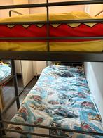 Stevig stapelbed met dikke stevige matrassen en toebehoren., Huis en Inrichting, Slaapkamer | Stapelbedden en Hoogslapers, Ophalen