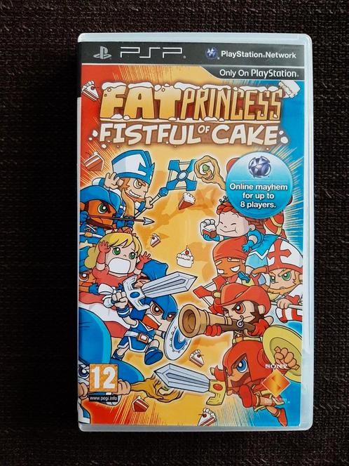 PSP Fat princess  - fistful of cake, Games en Spelcomputers, Games | Sony PlayStation Portable, Zo goed als nieuw, Ophalen of Verzenden