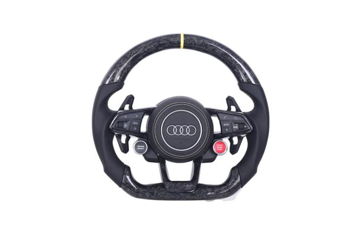 Audi RS3-RS7 Q3 Q8 forged carbon & leder sportstuur, Auto-onderdelen, Besturing, Audi, Nieuw, Verzenden