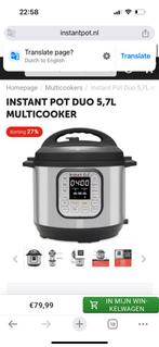 Instant Pot duo two times used, Electroménager, Mijoteuses, Comme neuf, Enlèvement
