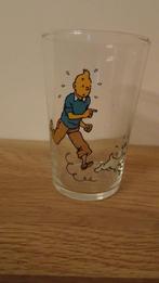 Kuifje-glas - Jaar 60!, Ophalen of Verzenden, Zo goed als nieuw, Kuifje, Gebruiksvoorwerp