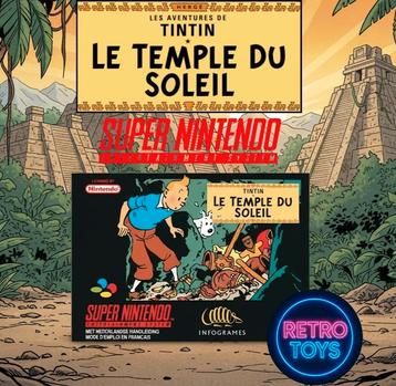 Super Nintendo: Kuifje en de Tempel van de Zon beschikbaar voor biedingen