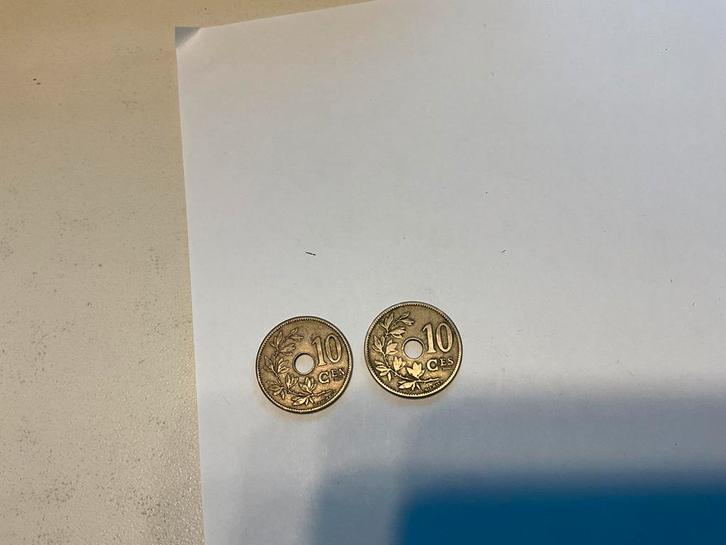 Zoldervondst van 2 zeldzame muntstukken 1904 Vlaams - Frans, Postzegels en Munten, Munten en Bankbiljetten | Verzamelingen, Munten