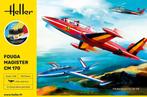 HELLER 35510 STARTER KIT Fouga Magister CM 170 belge 1/48, Nieuw, Ophalen of Verzenden, Groter dan 1:72, Vliegtuig