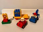 Vintage Duplo set 2937 + Formule 1 racecar, Ophalen of Verzenden, Gebruikt, Complete set, Duplo