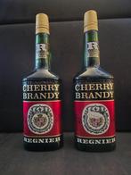 2 vintage flessen régnier cherry Brandy 1970-1980, Ophalen, Zo goed als nieuw