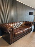 Chesterfield (origineel), Ophalen, Zo goed als nieuw, Driepersoons, Leer