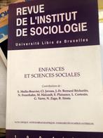 Enfances et sciences sociales, revue de l institut de socio, Enlèvement ou Envoi, Collectif, Sciences sociales