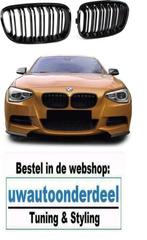 Grill Nieren Dubbele Spijl Zwart Voor Bmw 1 Serie F20 F21, Verzenden