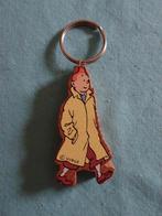 Porte clé en bois Vilac - Tintin en trench-coat, Enlèvement ou Envoi, Tintin, Utilisé, Statue ou Figurine