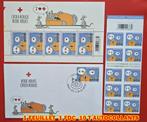 2008 THE CAT 1 VEL 1 FDC 10 T STICKERS, Postzegels en Munten, Postzegels | Europa | België, Ophalen of Verzenden