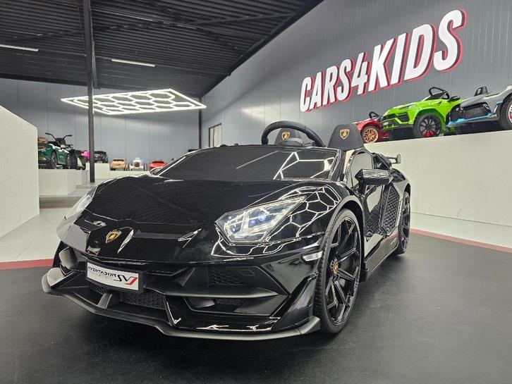 Kinderauto Lamborghini Aventador - 24 volt - drift - met RC, Kinderen en Baby's, Speelgoed |Speelgoedvoertuigen, Nieuw, Afstandsbediening