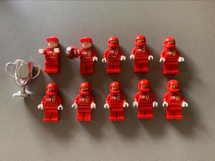 Lego Ferrari Racers Minifigs lot!, Kinderen en Baby's, Speelgoed | Duplo en Lego, Zo goed als nieuw, Lego, Losse stenen, Ophalen of Verzenden