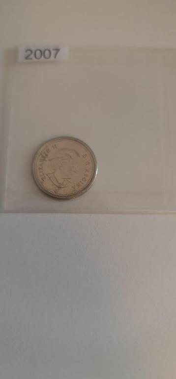 Canadese munt: Elisabeth II 10 cents zilver 2007 (A) beschikbaar voor biedingen