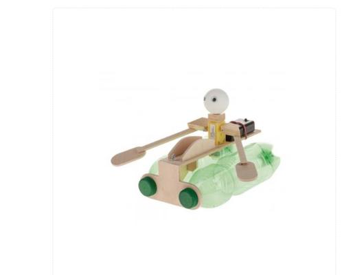 bouwpakket recycling roeiboot, Kinderen en Baby's, Speelgoed | Educatief en Creatief, Nieuw, Bouwen, Elektronica, Ophalen of Verzenden