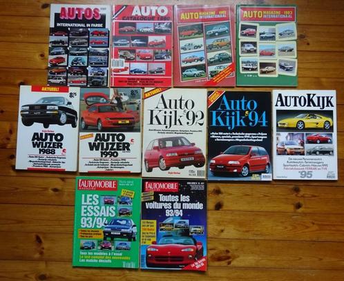 11 Auto jaar boeken jaren 80 en 90 aan spotprijs, Livres, Autos | Livres, Utilisé, Général, Enlèvement ou Envoi