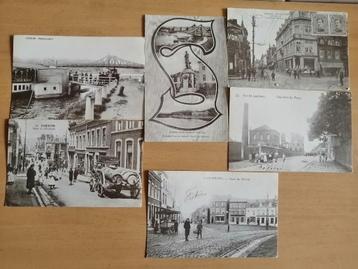 Lot 6 cartes postales vierges du Seraing d'antan beschikbaar voor biedingen