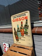 GIBSON Port oud reclamebord 1936, Ophalen of Verzenden, Gebruikt, Reclamebord