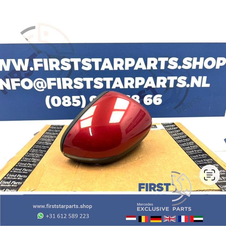 W177 SPIEGEL RECHTS A1778101805 ZWART WIT GRIJS ROOD BLAUW M, Auto-onderdelen, Spiegels, Mercedes-Benz, Gebruikt, Ophalen of Verzenden