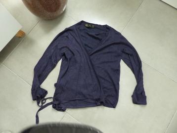 Pull à manches longues bleu Zara - taille L, Taille 42/44 (L), Enlèvement ou Envoi, Zara, Comme neuf