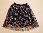 Feestelijke rok met voile en geborduurde bloemetjes, maat M, Maat 38/40 (M), Overige kleuren, Nieuw, Ophalen of Verzenden
