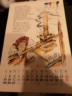 Calendrier vintage caricatures humoristiques, Diversen, Kalenders, Ophalen of Verzenden, Jaarkalender, Zo goed als nieuw
