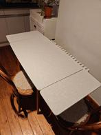 Vintage formica eettafel - jaren 70 - uitschuifbaar, 100 à 150 cm, Vintage, Enlèvement, Utilisé