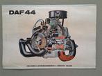 Vintage Muurplaat - Daf 44 - 1970, Ophalen, Gebruikt, Reclamebord