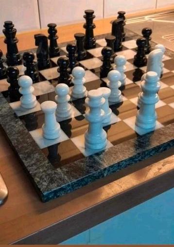 💥Marmeren schaakspel 39 op 39 cm
 beschikbaar voor biedingen