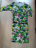 Numoco : gebloemd afslankende jurk tropical print kleed , S, Kleding | Dames, Zo goed als nieuw, Knielengte, Maat 36 (S), Groen