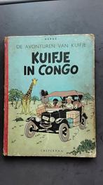 Oude strïp Kuifje in Congo 1952, Eén stripboek, Ophalen of Verzenden, Gelezen