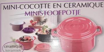 Ministoofpotjes ( keramiek) 14st  beschikbaar voor biedingen